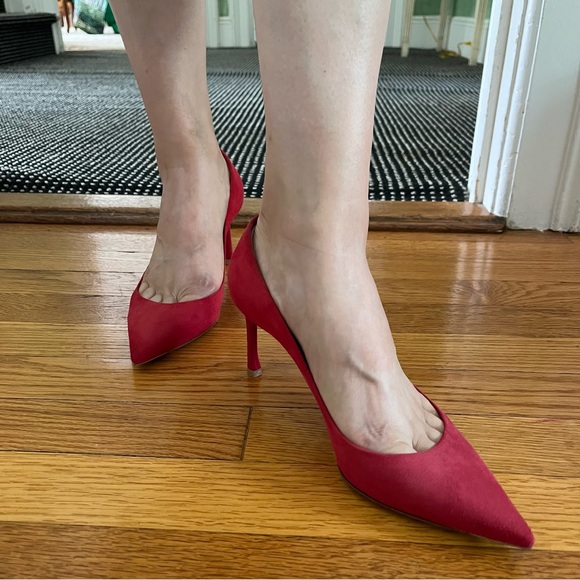 Christian Dior red suede pumps - Picture 4 of 6